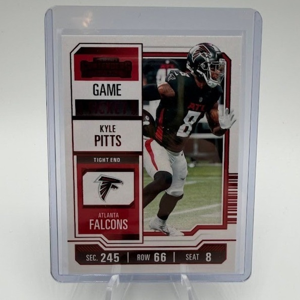 Kyle Pitts Game Ticket 2023 Panini Contenders 6 NFL Atlanta Falcons